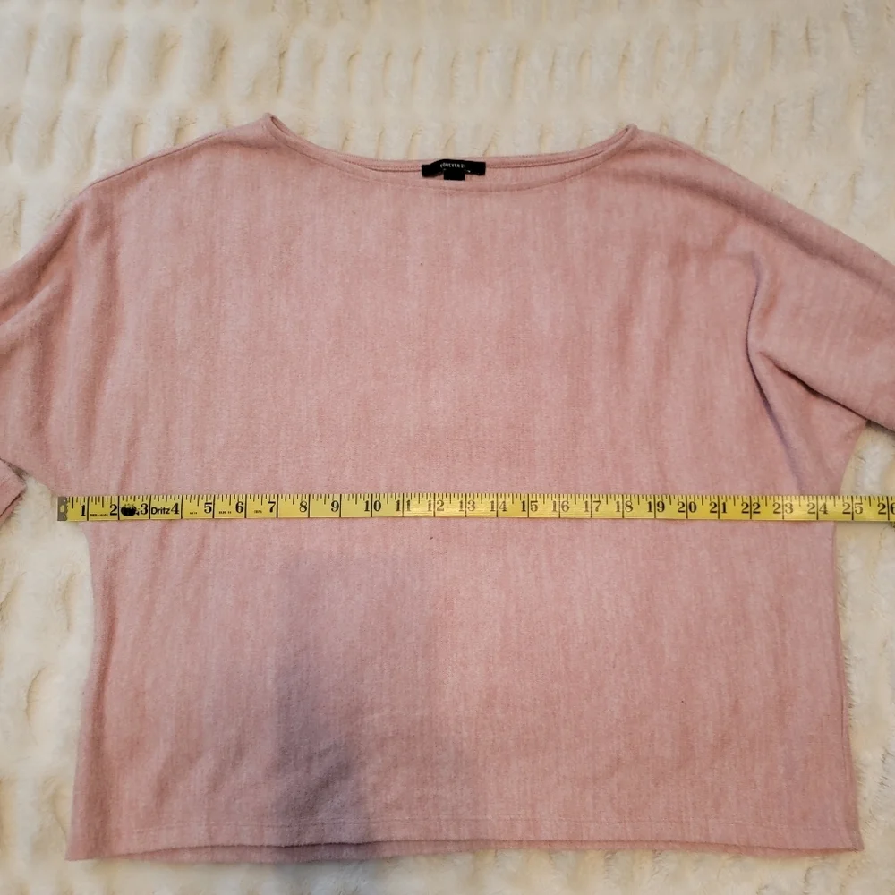 Forever 21 Dusty Rose Boatneck Sweater